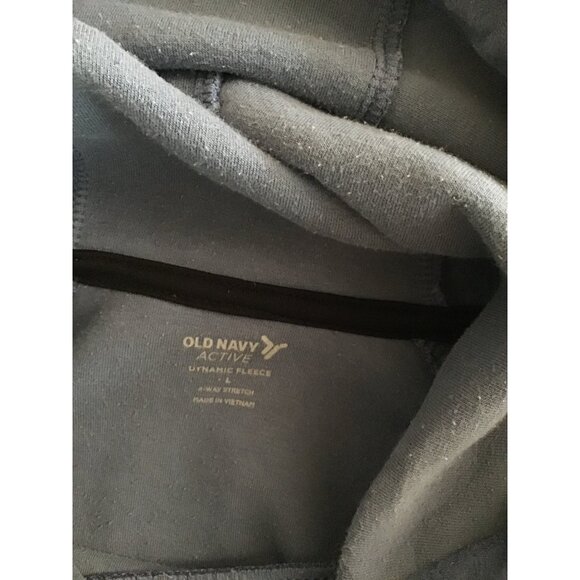 OLD NAVY- MENS BLUE DYNAMIC FLEECE KANGAROO POCKET HOODIE SWEATER SIZE LARGE - Picture 3 of 7